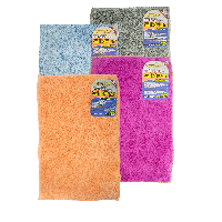 Салфетка Микрофибра Шелковый ворс 26*42см (LUX-113F)  SilkFur (4шт), к-т  CityUp (1/120)