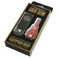 Ароматизатор на дефлектор жидкий SLIM GOLD (набор 2 шт) Альпийская свежесть+Бубль Гум, к-т SMGD-113