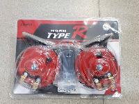 Сигнал электрический 24V Улитка D 90мм, 410 Нz (высокий+низкий), к-т  Type-R  YH-7615/ ZX-0003