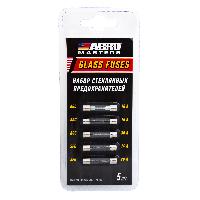 Предохранитель стеклянный 6*32мм (набор 5шт) 10-30А, блистер,  к-т   FU-AGC-SFE-1-AS-RE  ABRO