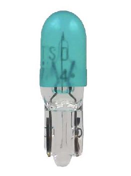 Лампа 14V T5  100mA green ( KOITO ) (уп.10 шт.) E1590