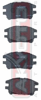 PF-1481 Тормозные колодки Akyoto AKD-1481  FR