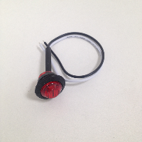 Фонарь габаритный 12/24V  3 SMD круглый D2 см водонепроницаемый, красный , шт.