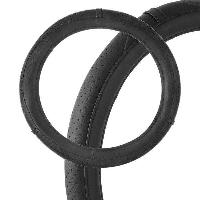 Оплетка экокожа с перфорированными вставками Art-6, M (37-39 см), черная SKYWAY S01102046