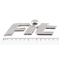 Шильдик металлопластик HONDA FIT, 120*30мм, хром SKYWAY (SHL-019)