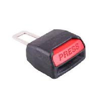 Заглушка ремня безопасности металлическая, черный пластик, шт  ZB-005