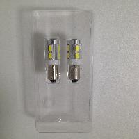 Светодиод T 8 12V SUPER WHITE 10SMD BA9S ULTRA (к-т 2шт.) (Маяк) (12T8-W/10SMD/A-33 ), к-т
