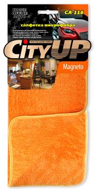 Салфетка Микрофибра Длинный пушистый ворс Magneto 40*40см (6шт), к-т CA-116LUX City (1/20)