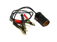 Гнездо прикуривателя с проводом 50 см и крокодилами