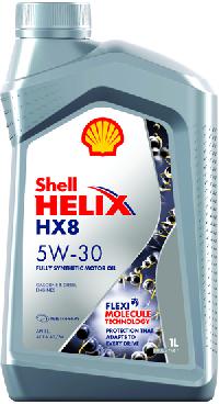 Масло моторное Shell Helix HX8  5w30 SL/CF, 1L  (1/12)  синтетика