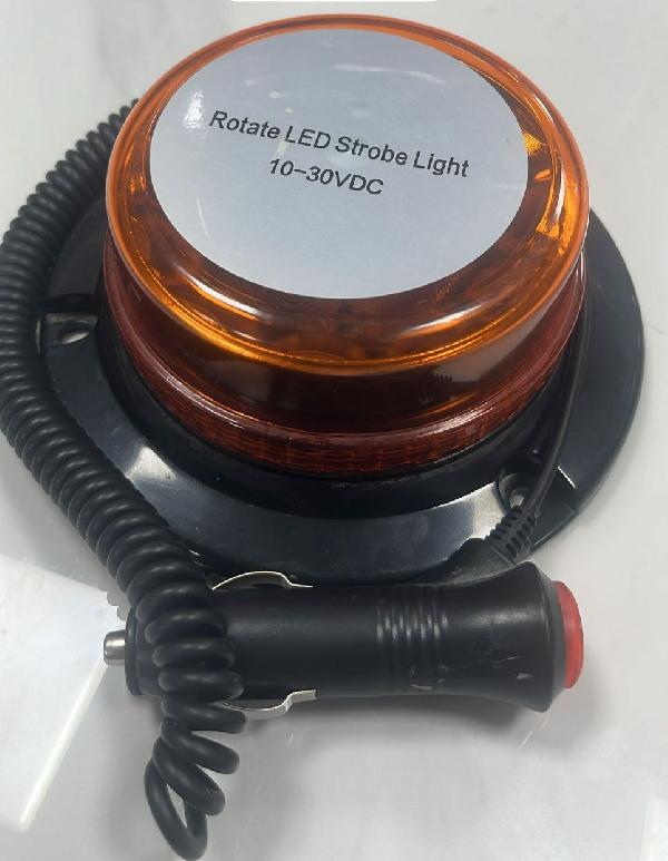 Маячок проблесковый на магните 12-24V, диодный, в прикуриватель, вращающийся, RD-209
