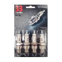 Свеча зажигания А 23В (блистер 4 шт), шт.    Мототехника 2Т, короткая юбка  ( 4/240) 