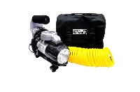 Компрессор ТАЙФУН 408HS, 12V, штекер, 40 л/мин, диодный фонарь, витой шланг c быстросъемом (1/4)