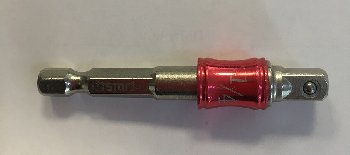 Адаптер для шуруповерта 6,3 мм под головки 1/4" (красный) T351 (83049) TStop
