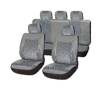 Чехлы велюр, салон (11 пр) DRIVE Cерый S01301002 SKYWAY
