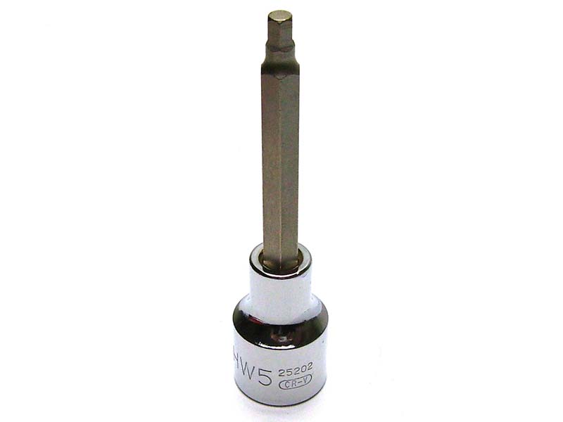 Наконечник 1/2" L100 мм с шестигранной вставкой 12мм  25207 SATA (1/6)