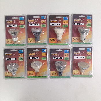 Светодиодная лампа бытовая GU10   85-265 V 6W( =45W)  5  Power chip (Mаяк)  GU-001