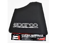 Брызговик плоский 370*220, надпись SPEED&GO, черный (4 шт) к-т    малый