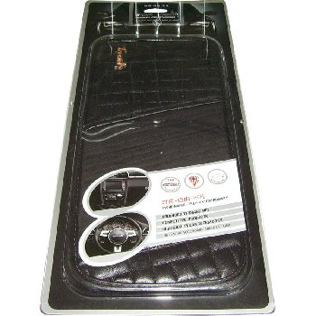 Органайзер на козырек кожа черный 33*15 см, Top View   SM-H102