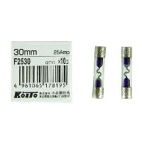 Предохранитель стеклянный 6*30мм, 25 А, шт.  KOITO (уп.10 шт.) F2530