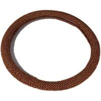 Оплетка ткань твид M (37-39 см) Оранжевая / Пестрая  (31620)