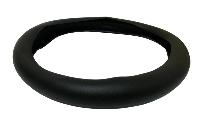 Оплетка силиконовая черная 37-43см толщина 3,3мм FL005