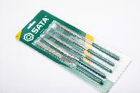 Напильники алмазные 5мм, длина 180 мм, прямые (набор 5 предметов) к-т 03850 SATA 