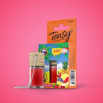 Ароматизатор подвесной жидкий флакон стекло/дерево Tensy Эгоист , 6 мл TB-15 (уп.15шт)