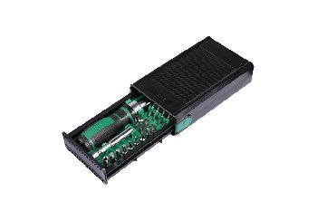 Отвертка наборная реверсивная с набором бит 1/4" ( 23 предмета), к-т 05490 SATA 