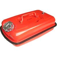 Канистра металлическая горизонтальная Красная  5 л, складная ручка (0,7mm/ 40 *24 *14 cm ) ST-5