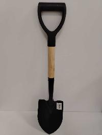 Лопата автомобильная заостренная, метал.ковш 210*150мм, черенок дерево,V-обр. ручка, L 700 мм JF-024