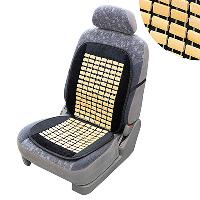 Накидка бамбук-полиэстер массажная Massage-01 черно-бежевый, шт. SKYWAY S01302035