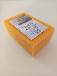 Губка поролоновая «кирпич» 170*110*70 мм крупнопористая S102 БЕЖЕВАЯ (1/91)