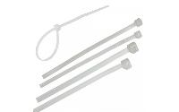 Хомут пластиковый  3,6мм*180мм белый цвет (уп.100 шт.)