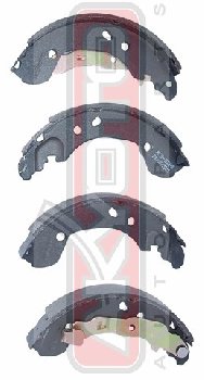 FN-1255 Колодки тормозные барабанные AKYOTO AKS-0583 N.MICRA MARCH K12 2002-   RR