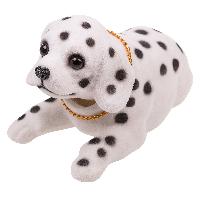 Игрушка-маятник на панель с ароматизатором Собака Далматинец, бело-черный / Ваниль S04201014