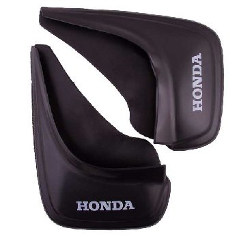 Брызговик фигурный черный, надпись HONDA (2 шт), к-т  S05201005 SKYWAY
