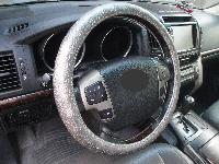 Оплетка экокожа L (39-40 см) Серебристая, ГАБАРИТ, YX-3016   