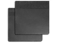 Брызговик плоский на длинномер задний  400*400*4мм, черный (2 шт), к-т  ALMEGA