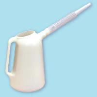 Лейка для масла пластмассовая мерная 5л. с заливным устройством  (1/25)