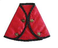 Детское удерживающее устройство (адаптер ремня) Крепыш/ Бабочка  красный