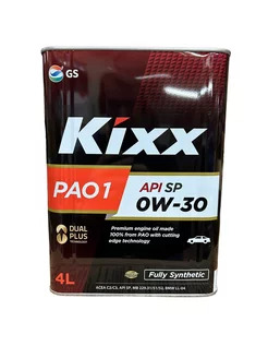 Масло моторное GS Oil Kixx PAO1  0W30 SP ( 4л.) (уп.4 шт.) PAO1-Synt