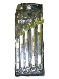 Ключи рожково-накидные (  5 предметов) 8-14 мм, чехол, к-т  09528  SATA 