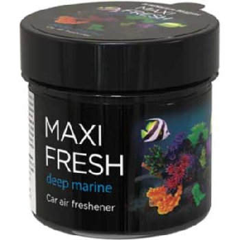 Ароматизатор на панель гелевый банка пластик DEEP MARINE(бездна моря),100 гр MAXIFRESH CMF-121(1/24)