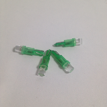 Светодиод T 5 12V GREEN  W2,0x4,6D (Маяк) (12T5-G)