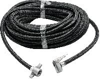 Шланг подкачки колес резиновый, в оплетке, длина 16 м  