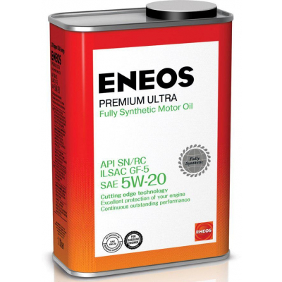 Масло моторное ENEOS SN  5w20 Premium ULTRA, 0.94л. ILSAC GF-5 синт бенз (1/20)