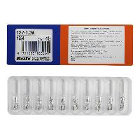 Лампа б/ц 12V  1.2W  T5  KOITO (уп 10 шт) ( 1584 )