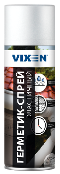 Герметик эластичный белый, 520 мл, спрей  VX90201 VIXEN (уп.12шт) 