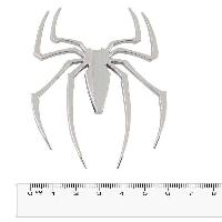 Шильдик металлопластик ПАУК, хром  SKYWAY (SEBL-034)